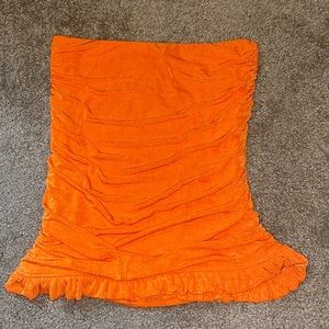 Orange skirt